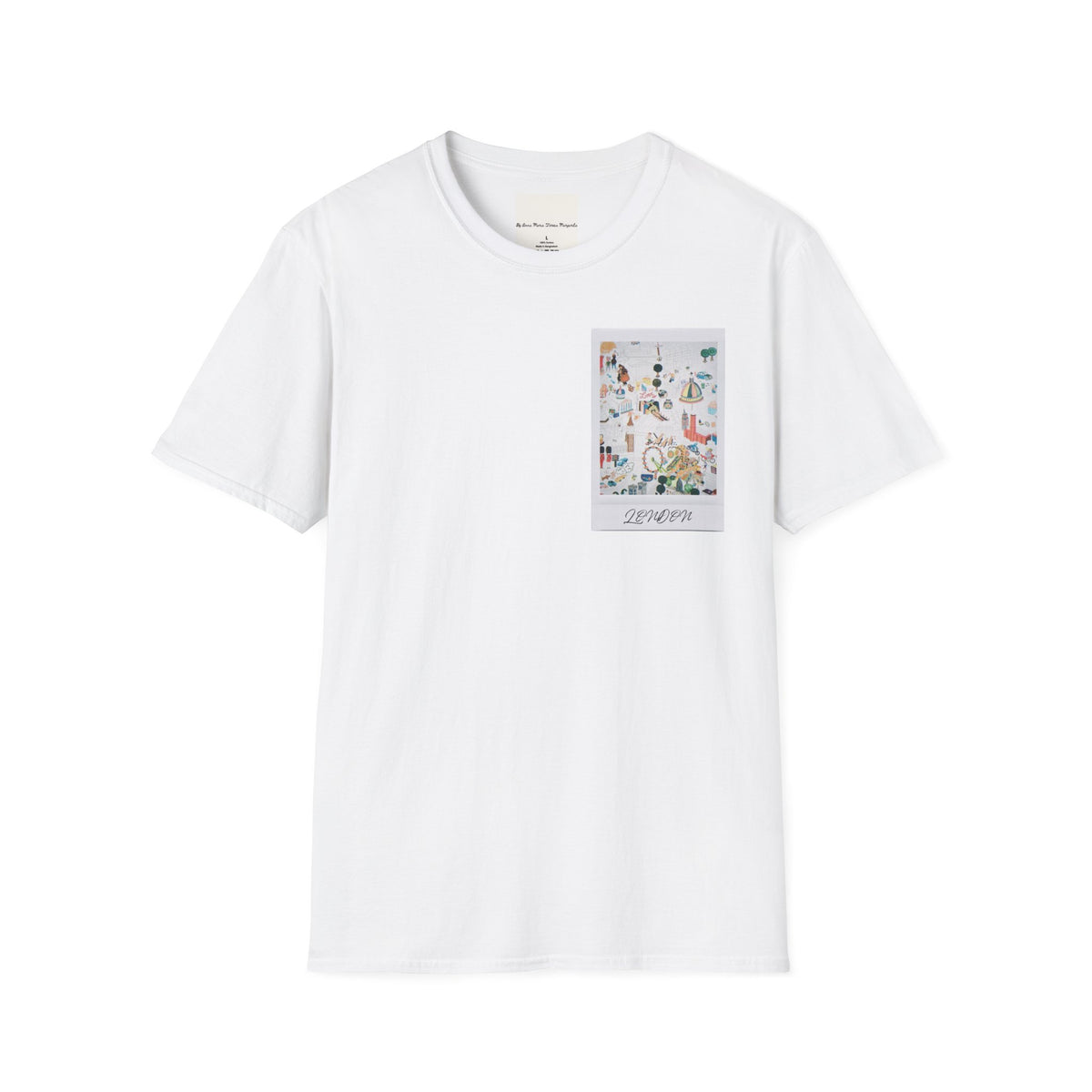 London Summer White/Natural/Navy T-Shirt