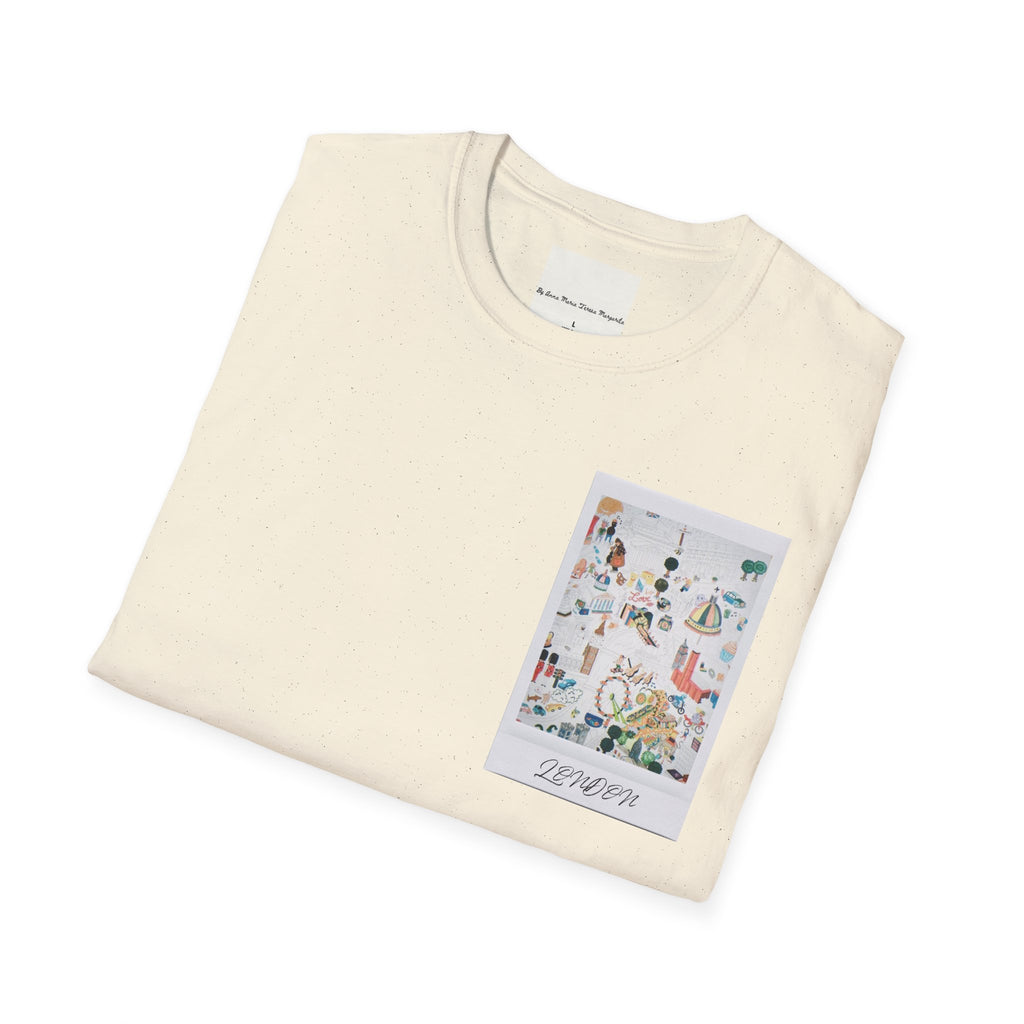 London Summer White/Natural/Navy T-Shirt