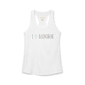 Bangkok Pineapple Turquoise White Tank Top