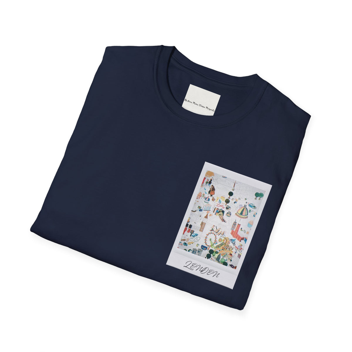London Summer White/Natural/Navy T-Shirt