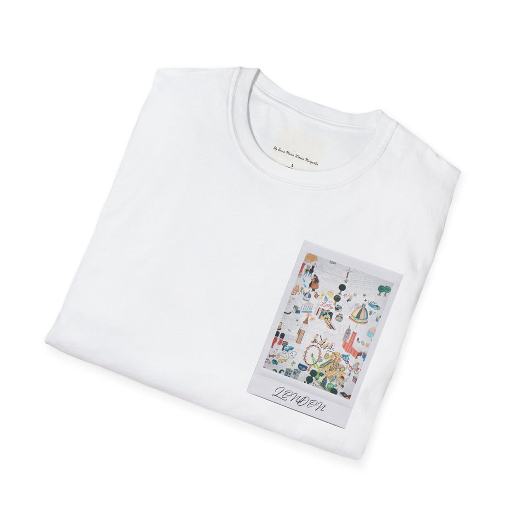 London Summer White/Natural/Navy T-Shirt