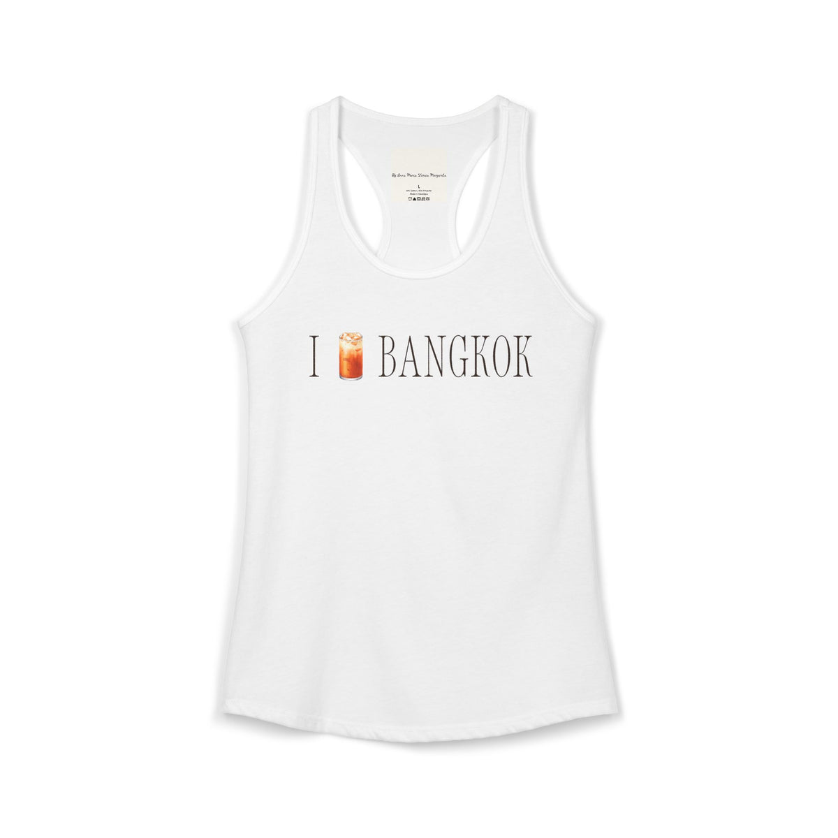 Bangkok Thai Tea White Tank Top