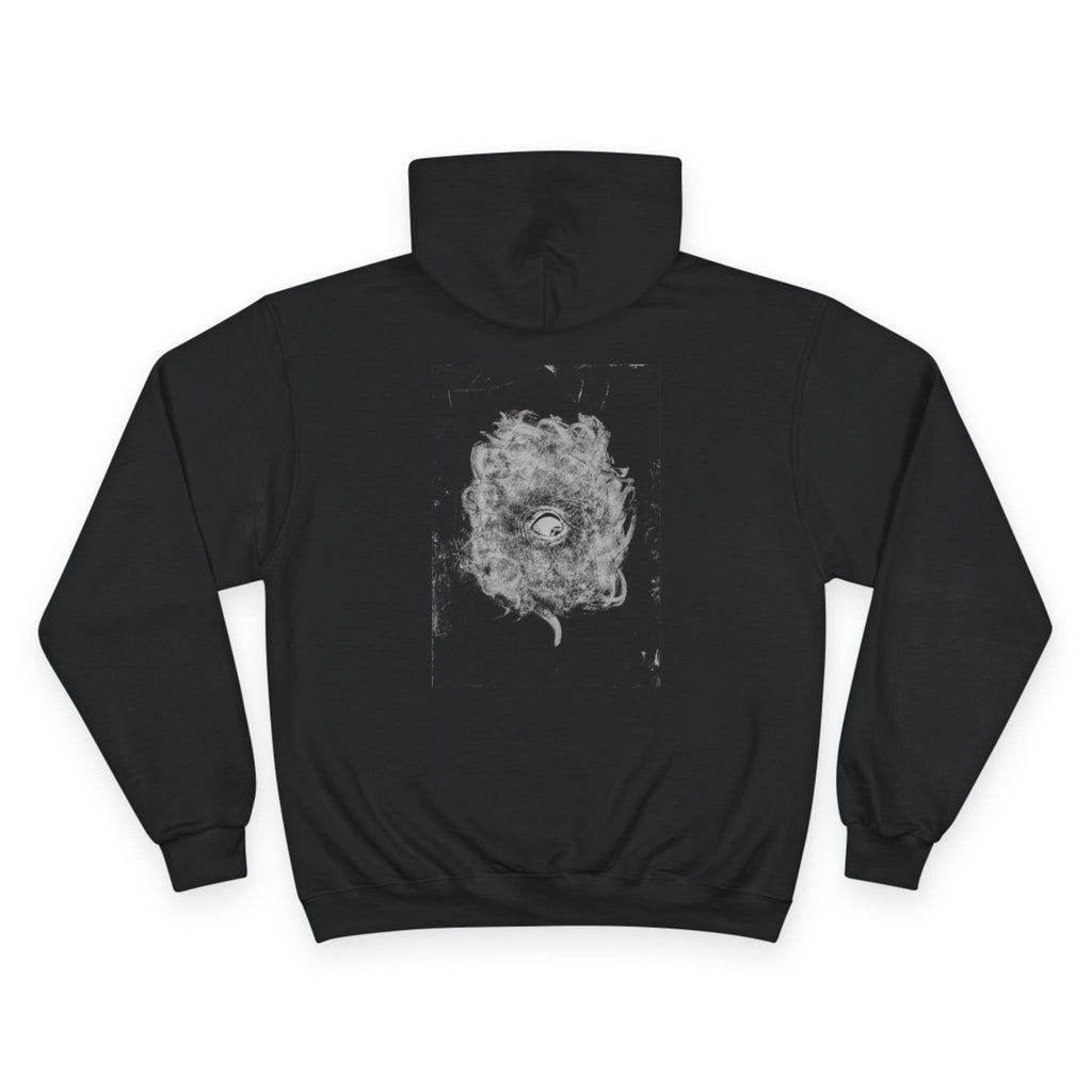 Cosmic Spirit White/Black Champion Logo Hoodie