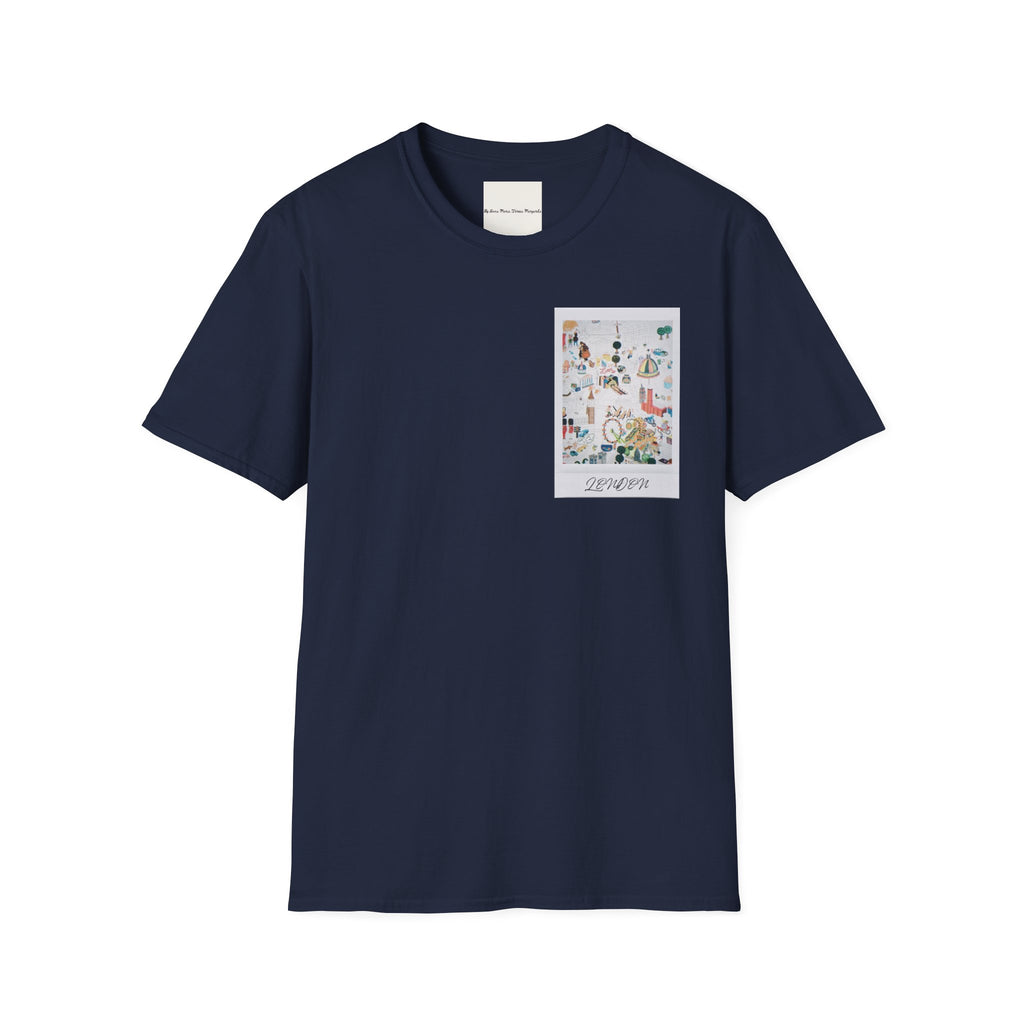 London Summer White/Natural/Navy T-Shirt