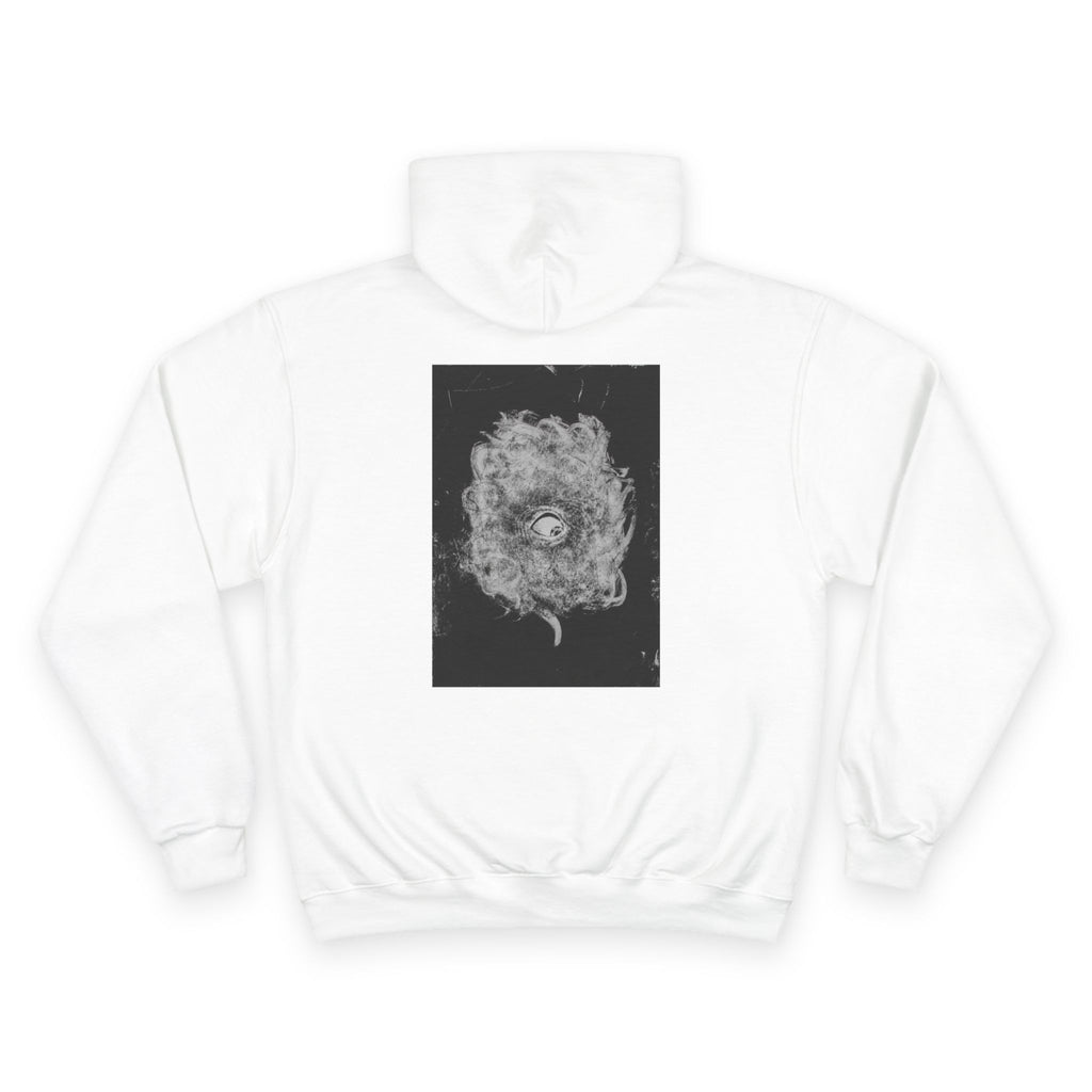 Cosmic Spirit White/Black Champion Logo Hoodie