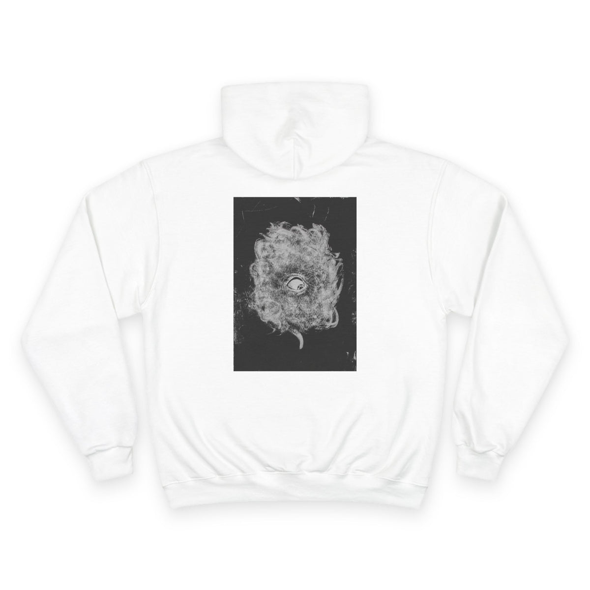 Cosmic Spirit White/Black Champion Logo Hoodie