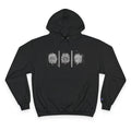 Cosmic Spirit White/Black Champion Logo Hoodie