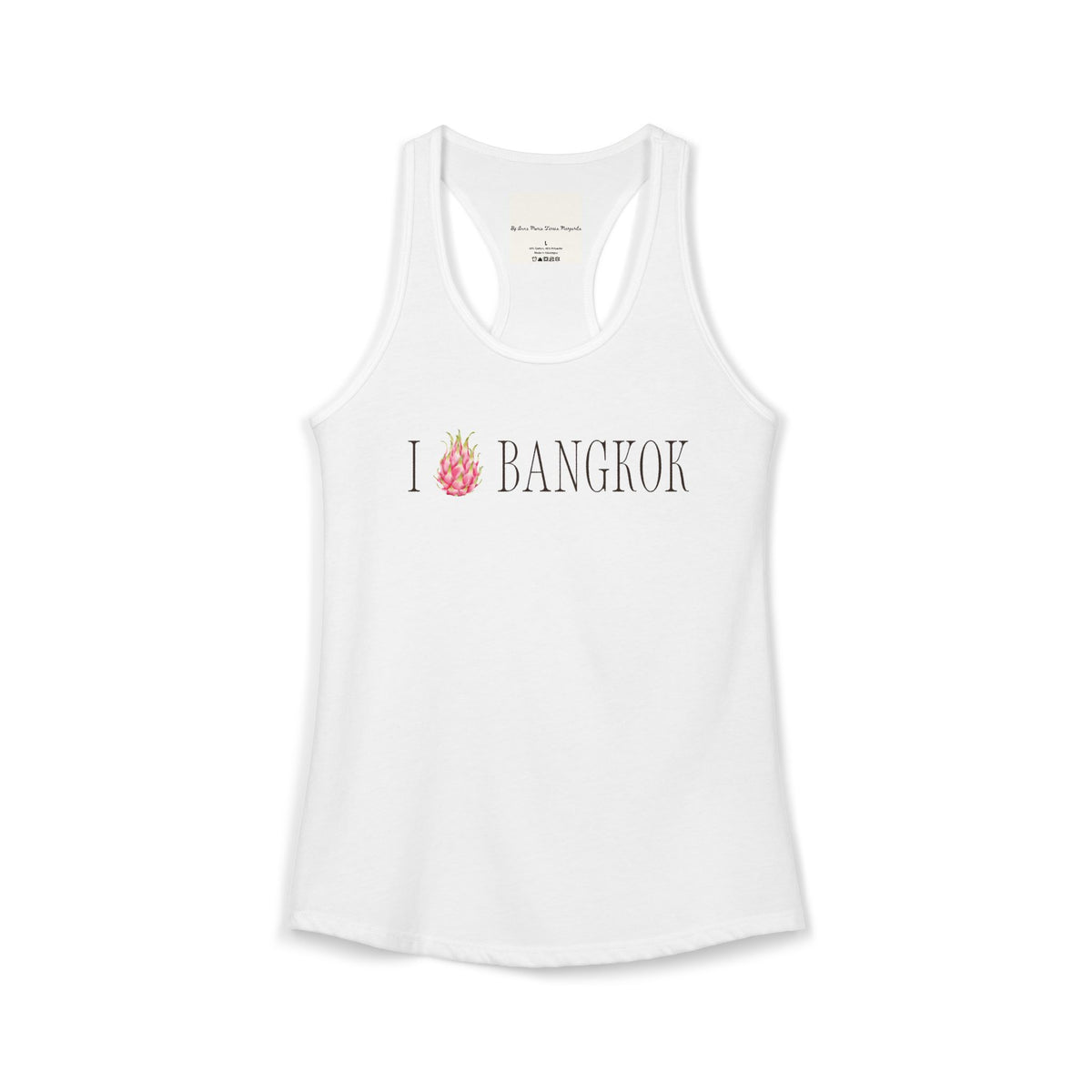 Bangkok Dragon Fruit White Tank Top