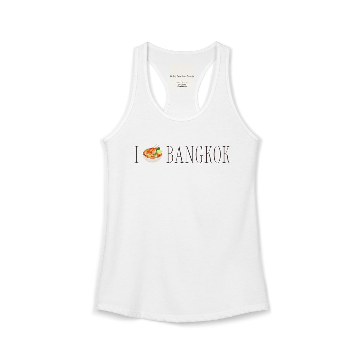 Bangkok Tom Yum White Tank Top